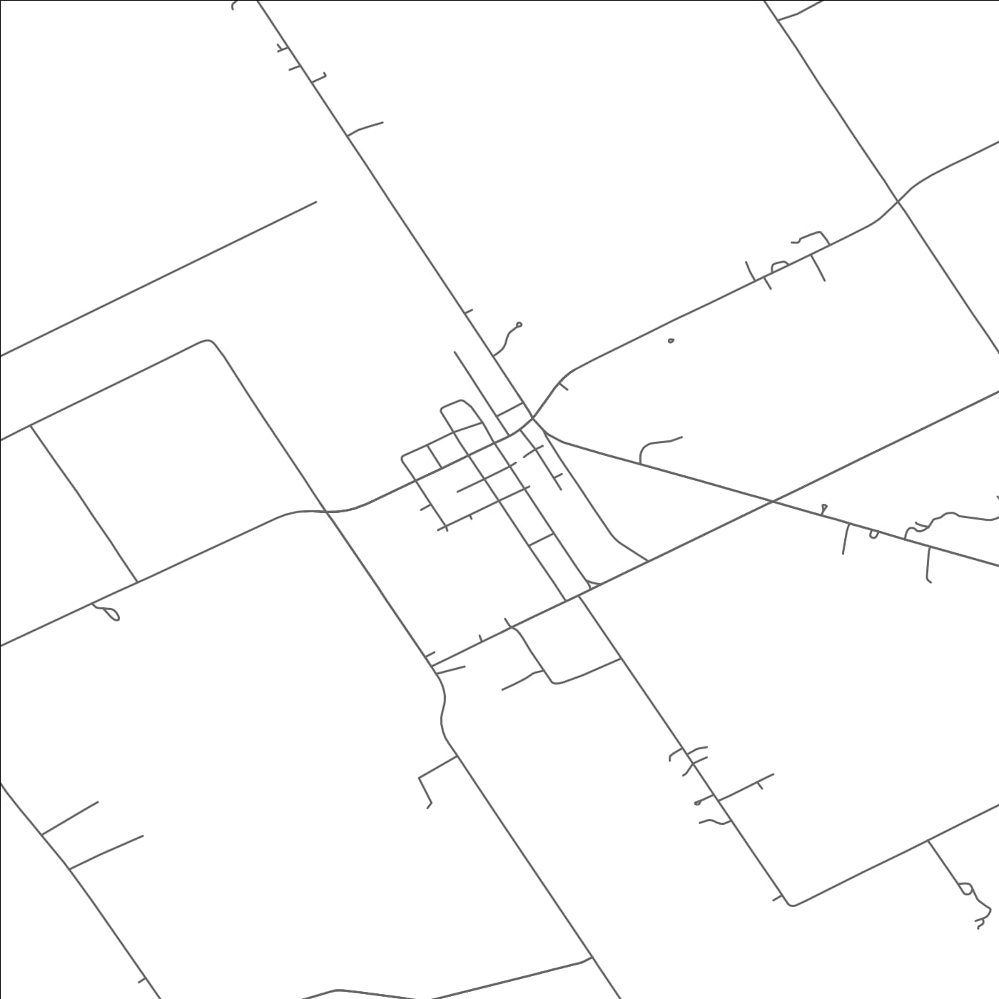 ROAD MAP OF EMHOUSE, TEXAS BY MAPBAKES