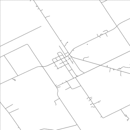 ROAD MAP OF EMHOUSE, TEXAS BY MAPBAKES