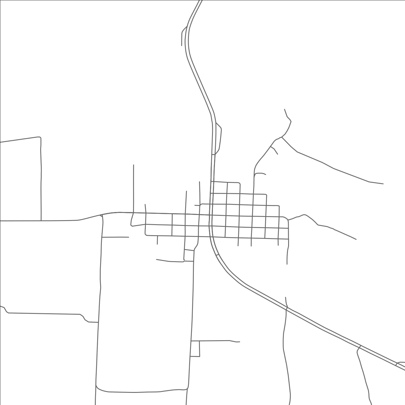 ROAD MAP OF ESTELLINE, TEXAS BY MAPBAKES