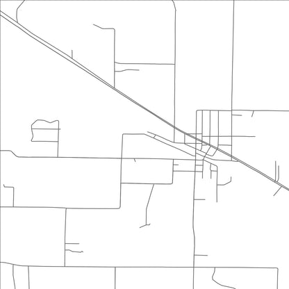 ROAD MAP OF EUSTACE, TEXAS BY MAPBAKES