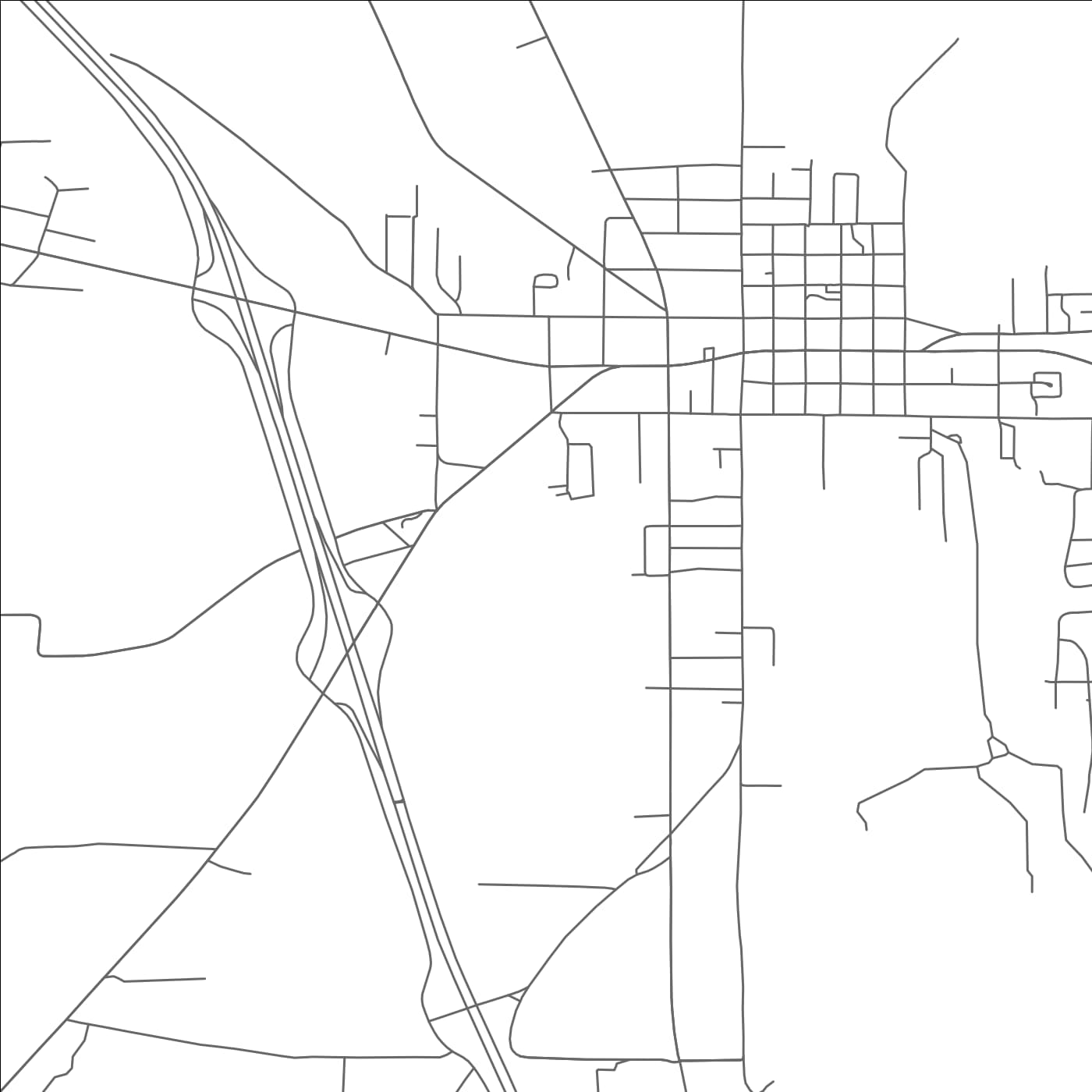 ROAD MAP OF FAIRFIELD, TEXAS BY MAPBAKES