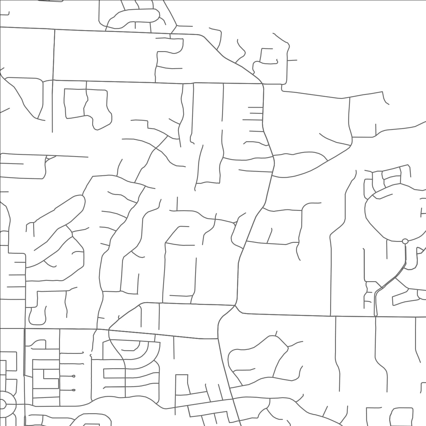 ROAD MAP OF FAIRVIEW, TEXAS BY MAPBAKES