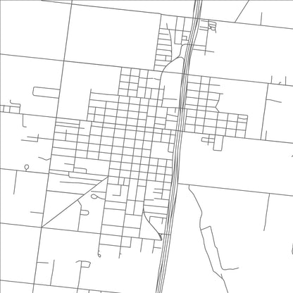 ROAD MAP OF FALFURRIAS, TEXAS BY MAPBAKES