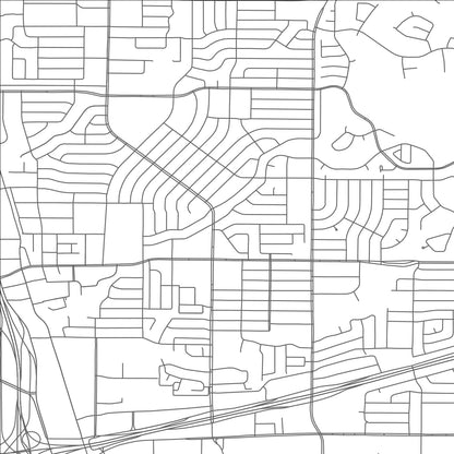 ROAD MAP OF FARMERS BRANCH, TEXAS BY MAPBAKES