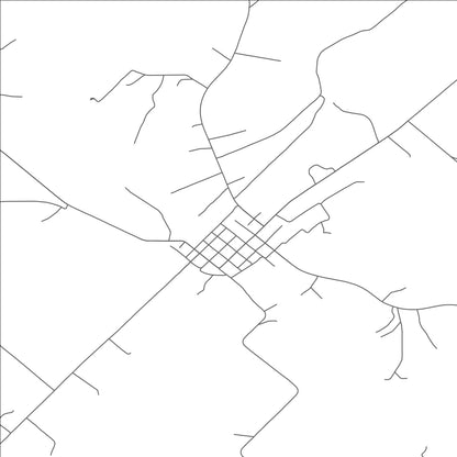 ROAD MAP OF FAYETTEVILLE, TEXAS BY MAPBAKES