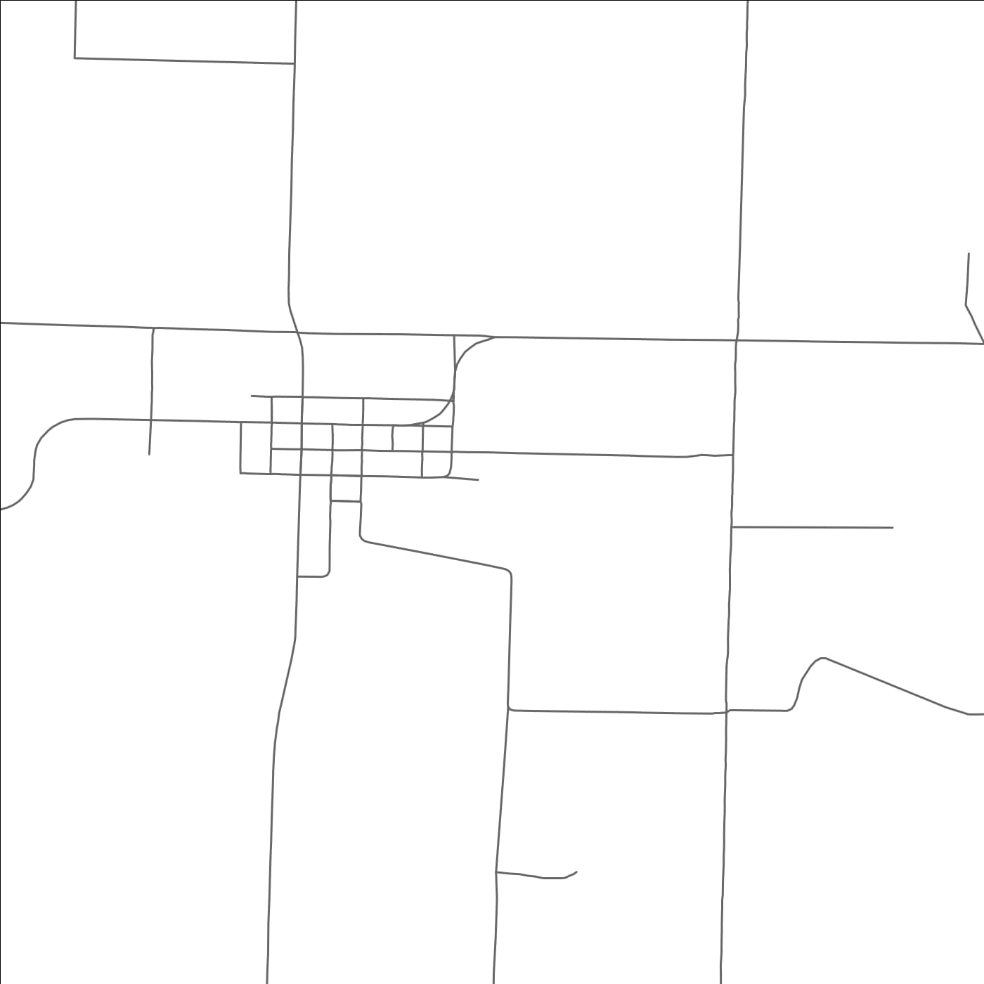 ROAD MAP OF FLUVANNA, TEXAS BY MAPBAKES