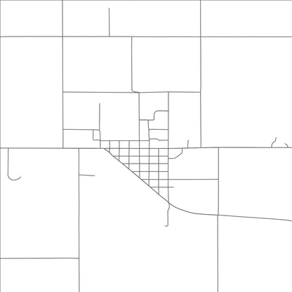 ROAD MAP OF FOLLETT, TEXAS BY MAPBAKES