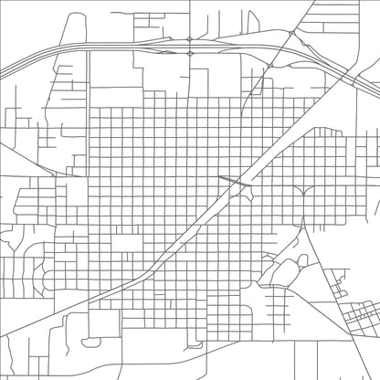 ROAD MAP OF FORT STOCKTON, TEXAS BY MAPBAKES