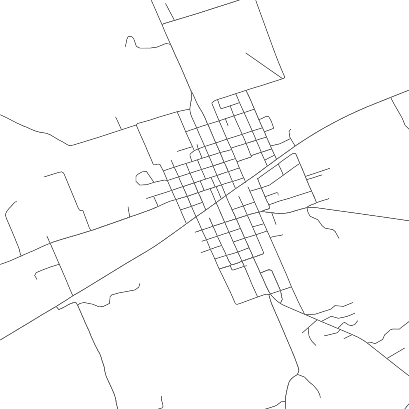 ROAD MAP OF FRANKLIN, TEXAS BY MAPBAKES