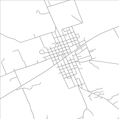 ROAD MAP OF FRANKLIN, TEXAS BY MAPBAKES