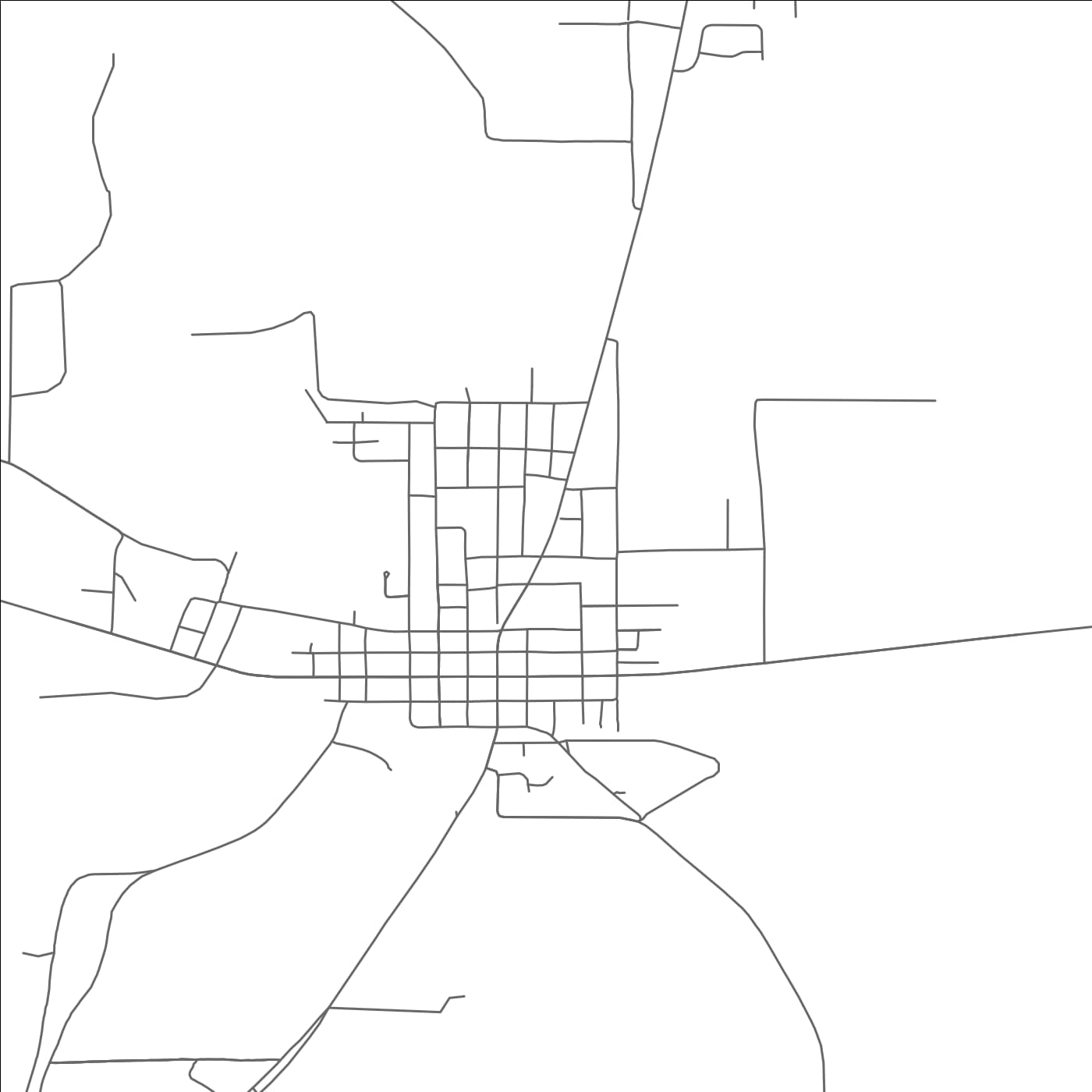 ROAD MAP OF FRANKSTON, TEXAS BY MAPBAKES