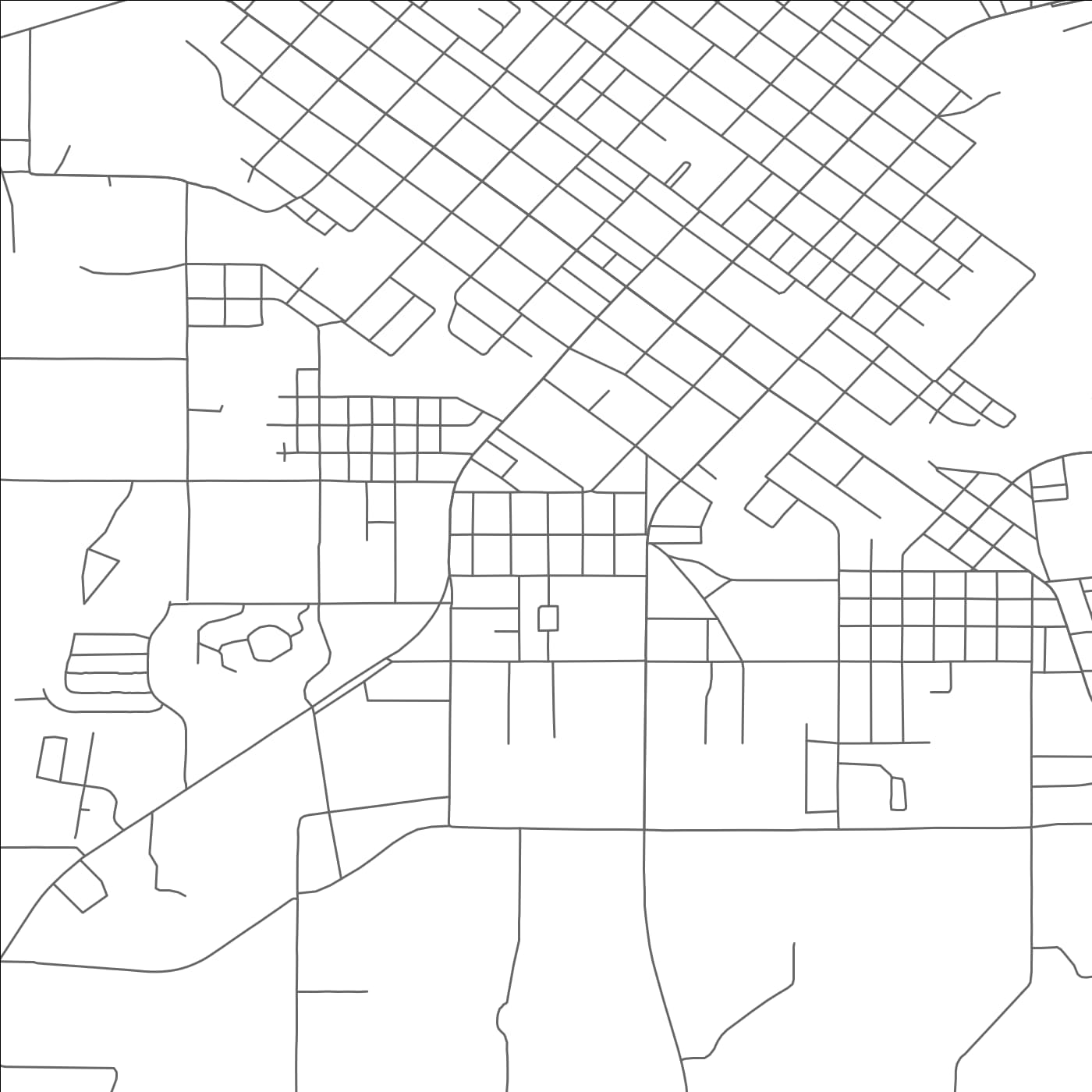 ROAD MAP OF FREDERICKSBURG, TEXAS BY MAPBAKES