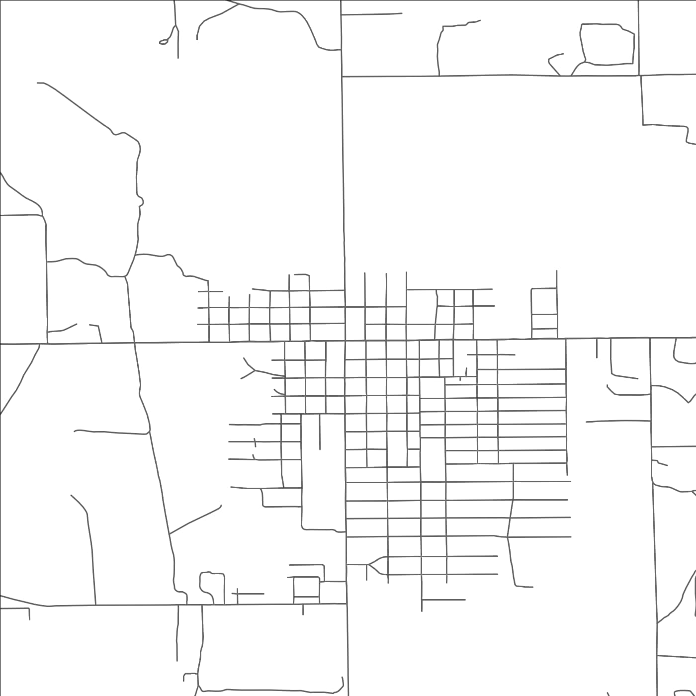 ROAD MAP OF FREER, TEXAS BY MAPBAKES