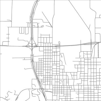 ROAD MAP OF GAINESVILLE, TEXAS BY MAPBAKES