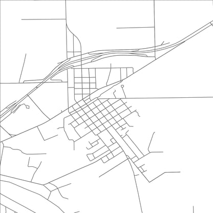 ROAD MAP OF GANADO, TEXAS BY MAPBAKES