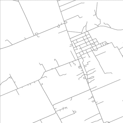 ROAD MAP OF GARWOOD, TEXAS BY MAPBAKES