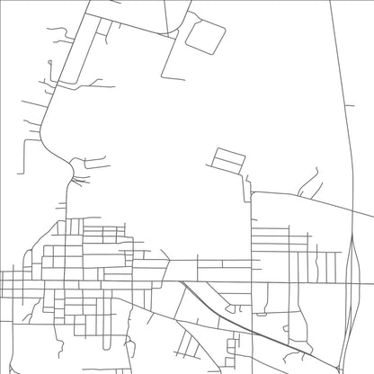 ROAD MAP OF GATESVILLE, TEXAS BY MAPBAKES