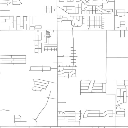 ROAD MAP OF GLENN HEIGHTS, TEXAS BY MAPBAKES