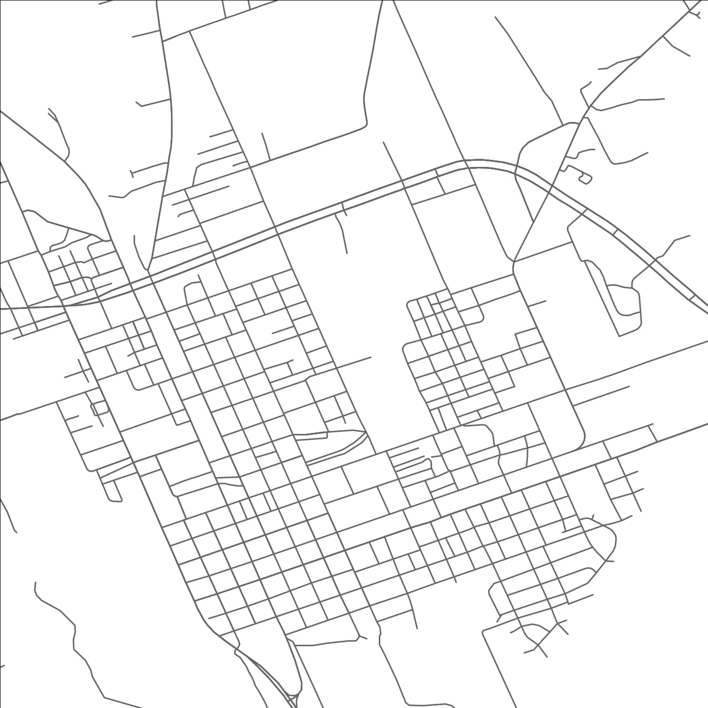 ROAD MAP OF GONZALES, TEXAS BY MAPBAKES