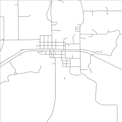 ROAD MAP OF GORDON, TEXAS BY MAPBAKES