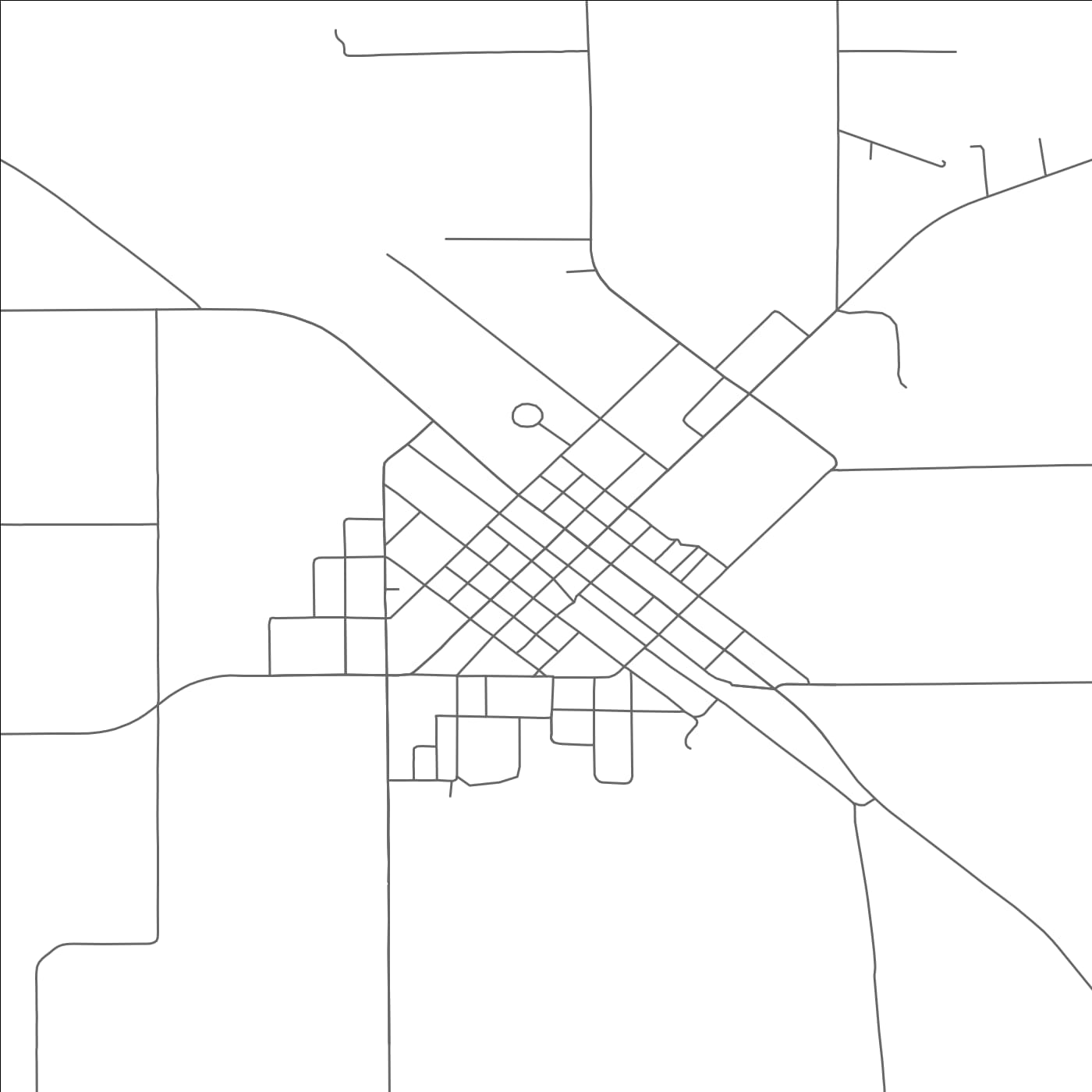 ROAD MAP OF GORMAN, TEXAS BY MAPBAKES