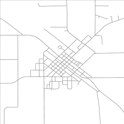 ROAD MAP OF GORMAN, TEXAS BY MAPBAKES