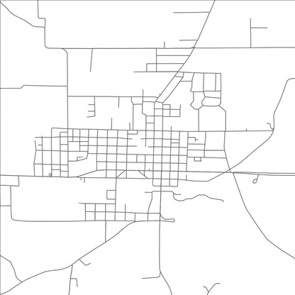 ROAD MAP OF GRAND SALINE, TEXAS BY MAPBAKES