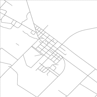 ROAD MAP OF GRANDFALLS, TEXAS BY MAPBAKES