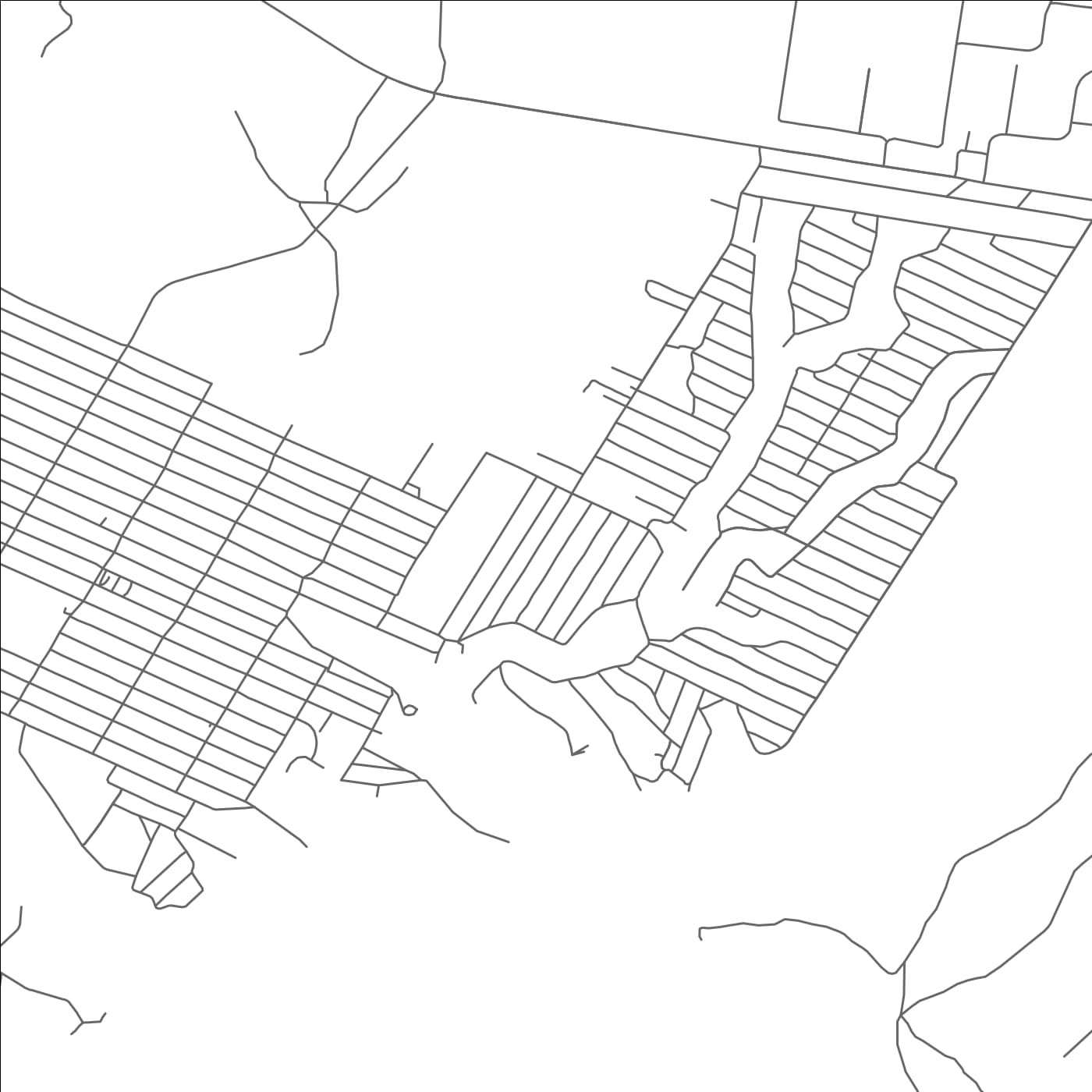 ROAD MAP OF GRANITE SHOALS, TEXAS BY MAPBAKES