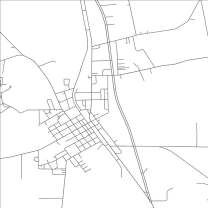 ROAD MAP OF GRAPELAND, TEXAS BY MAPBAKES