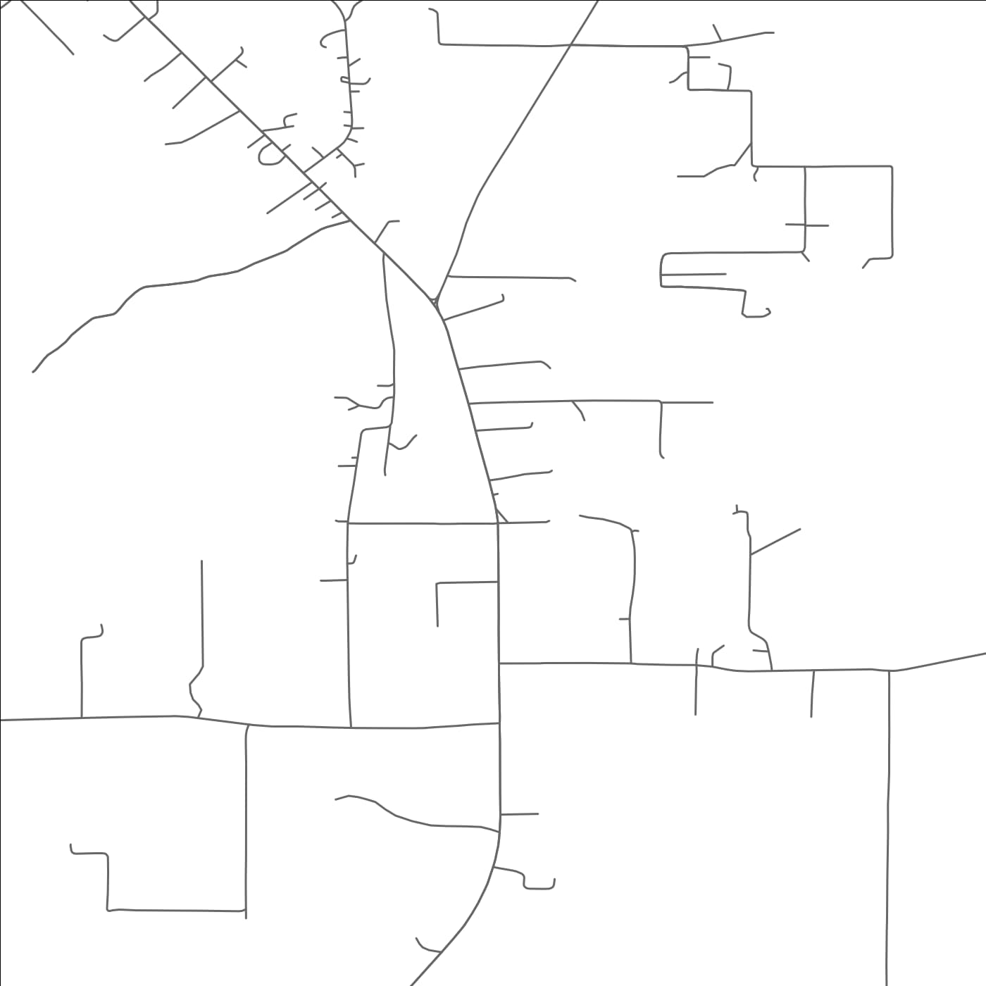 ROAD MAP OF GRAYS PRAIRIE, TEXAS BY MAPBAKES