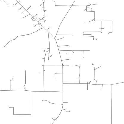 ROAD MAP OF GRAYS PRAIRIE, TEXAS BY MAPBAKES