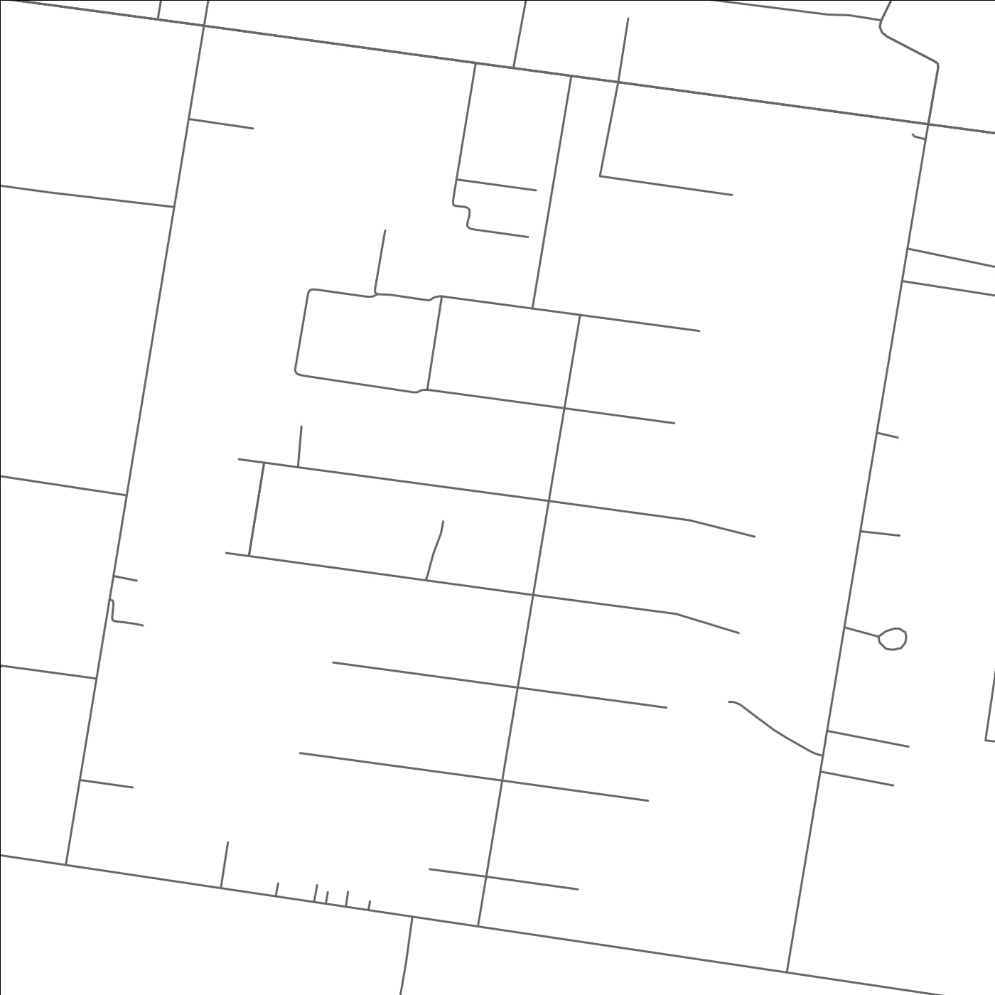 ROAD MAP OF GREEN VALLEY FARMS, TEXAS BY MAPBAKES