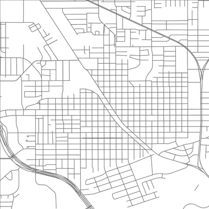 ROAD MAP OF HARLINGEN, TEXAS BY MAPBAKES