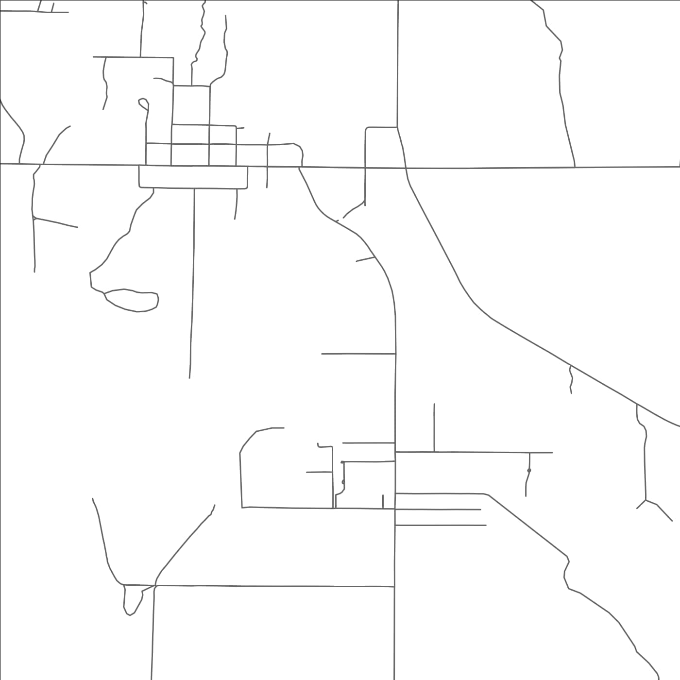 ROAD MAP OF HARPER, TEXAS BY MAPBAKES