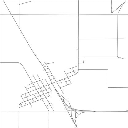 ROAD MAP OF HARTLEY, TEXAS BY MAPBAKES