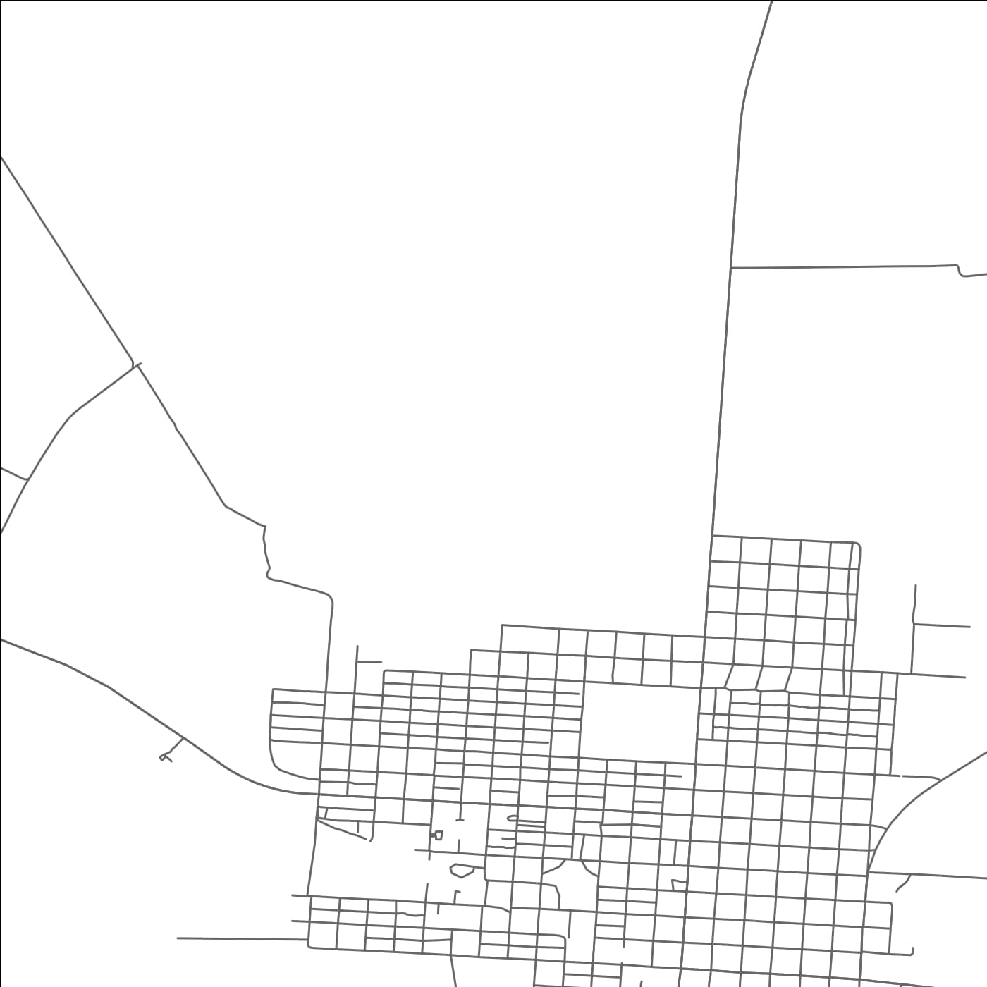 ROAD MAP OF HEBBRONVILLE, TEXAS BY MAPBAKES