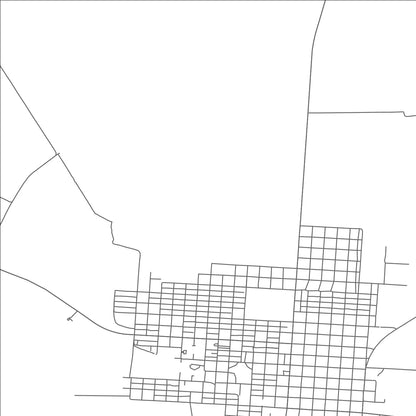 ROAD MAP OF HEBBRONVILLE, TEXAS BY MAPBAKES