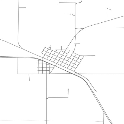 ROAD MAP OF HEDLEY, TEXAS BY MAPBAKES