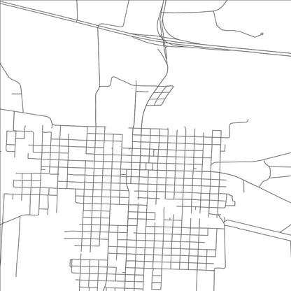 ROAD MAP OF HEMPSTEAD, TEXAS BY MAPBAKES