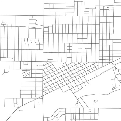 ROAD MAP OF HEREFORD, TEXAS BY MAPBAKES