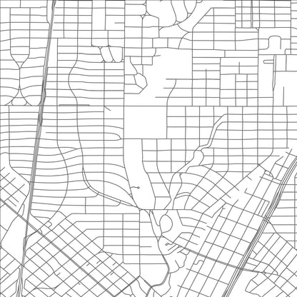 ROAD MAP OF HIGHLAND PARK, TEXAS BY MAPBAKES