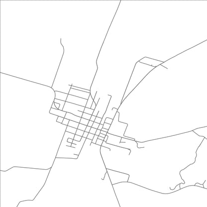 ROAD MAP OF HOLLAND, TEXAS BY MAPBAKES