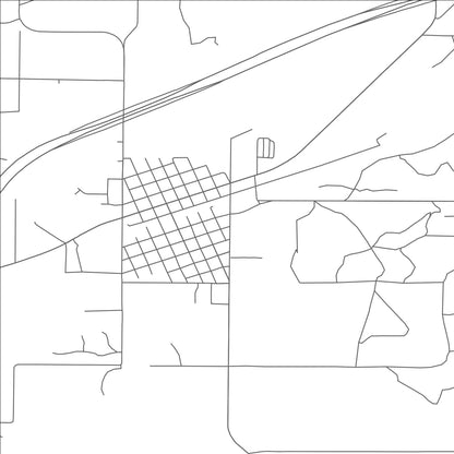 ROAD MAP OF HOLLIDAY, TEXAS BY MAPBAKES