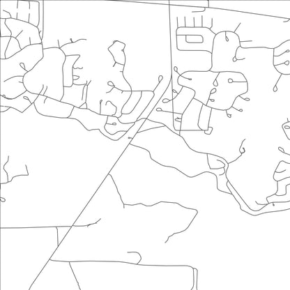 ROAD MAP OF HOLLY LAKE RANCH, TEXAS BY MAPBAKES