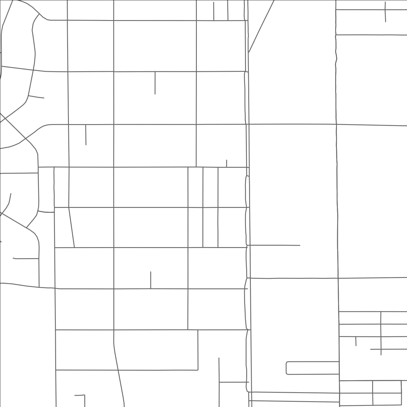 ROAD MAP OF HOMESTEAD MEADOWS NORTH, TEXAS BY MAPBAKES