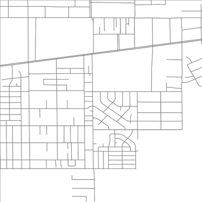 ROAD MAP OF HOMESTEAD MEADOWS SOUTH, TEXAS BY MAPBAKES