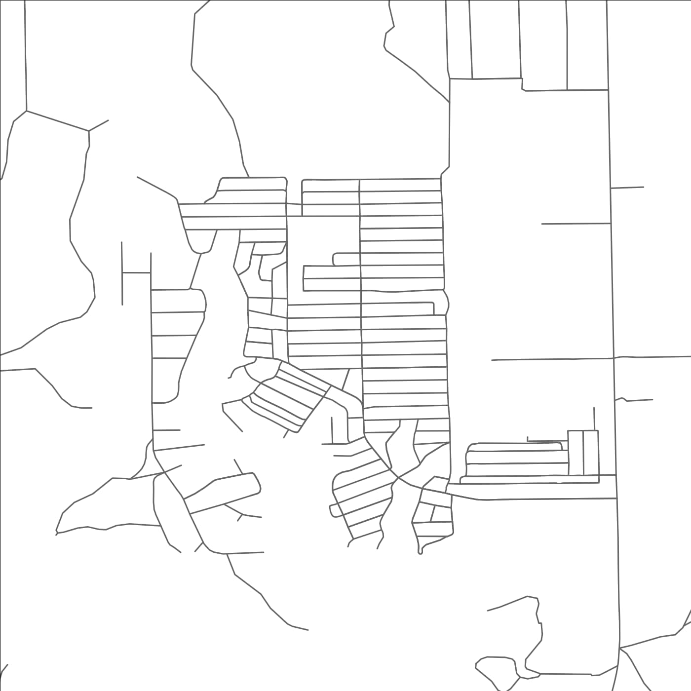 ROAD MAP OF HOWARDWICK, TEXAS BY MAPBAKES