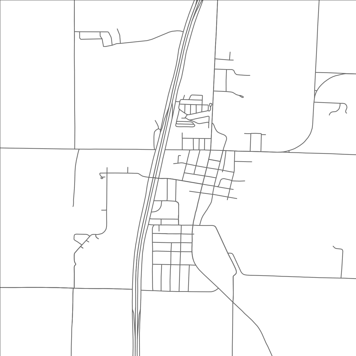 ROAD MAP OF HOWE, TEXAS BY MAPBAKES