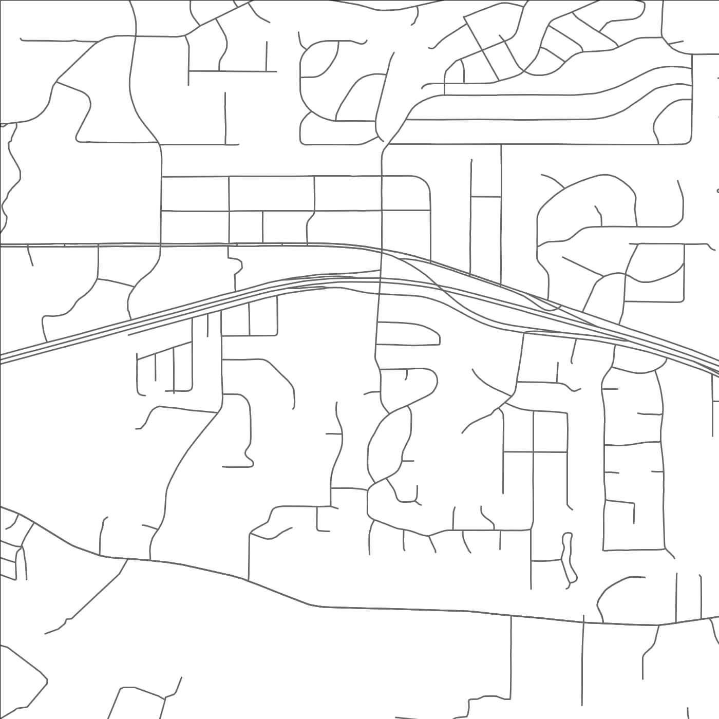 ROAD MAP OF HUDSON OAKS, TEXAS BY MAPBAKES